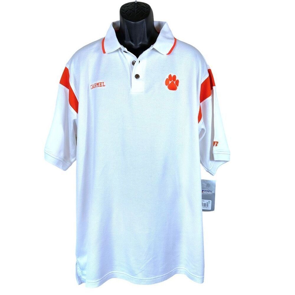 Russell Anthletic Dri-Power Clemson Tigers Polo Shirt Men’s Size XXL